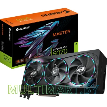 Видеокарта Gigabyte Aorus GeForce RTX 5070 Master 12GB GDDR7 (GV-N5070AORUS M-12GD) картинка 9